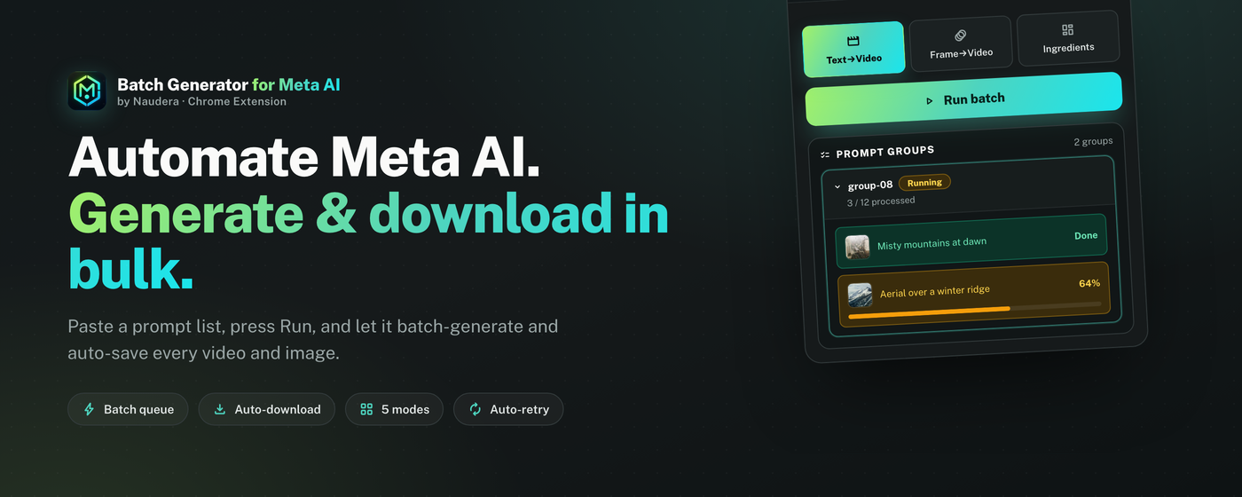 Meta Automation store preview